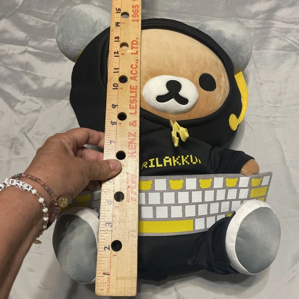 New With Tags $50 Rilakkuma San-X Original Gamer Series Plush 17 inch Plush